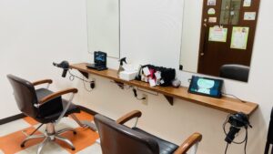お子様のカットスペースについてのご紹介★