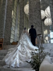 無事に結婚式終わりました^ – ^
